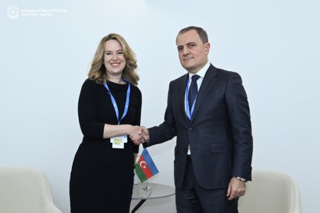 Ceyhun Bayramov Beynəlxalq Miqrasiya Təşkilatının baş direktoru ilə görüşüb - FOTO Ceyhun Bayramov Beynəlxalq Miqrasiya Təşkilatının baş direktoru ilə görüşüb - FOTO