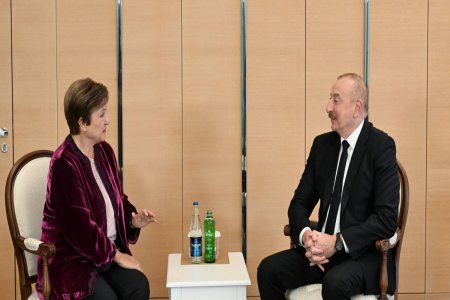 Azərbaycan Prezidenti Beynəlxalq Valyuta Fondunun sərəncamçı direktoru ilə görüşüb - YENİLƏNİB