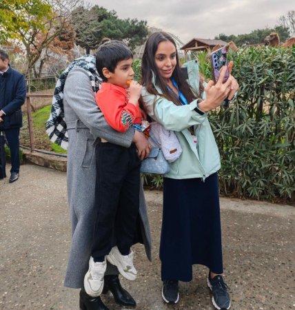 Leyla Əliyeva Bakı zooparkından paylaşım etdi - Fotolar