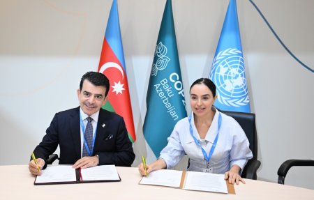 Leyla Əliyeva və ICESCO-nun Baş direktoru niyyət protokolu imzaladılar - FOTOLAR Leyla Əliyeva və ICESCO-nun Baş direktoru niyyət protokolu imzaladılar - FOTOLAR