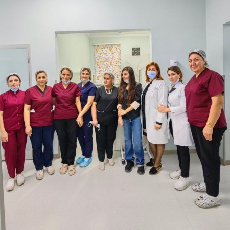 Leyla Əliyeva Milli Hematologiya və Transfuziologiya Mərkəzində - Fotolar