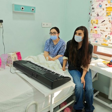 Leyla Əliyeva Milli Hematologiya və Transfuziologiya Mərkəzində - Fotolar