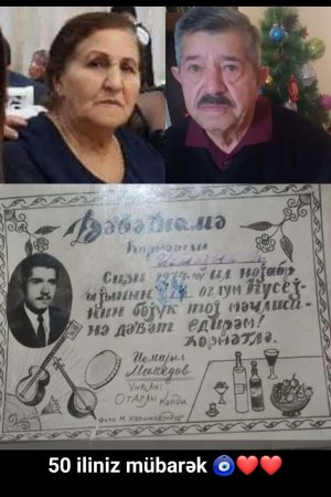 50 İLLİK TOY: Bir əllini vurub başa, yetişəsiz yüzə, qardaş! - FOTO