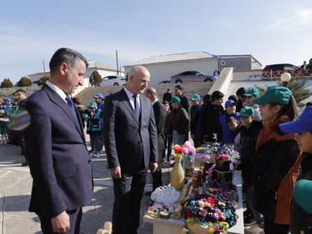 Naxçıvanda həyata keçirilən “Yaşıl məktəb” layihəsinə yekun vurulub - FOTOLAR