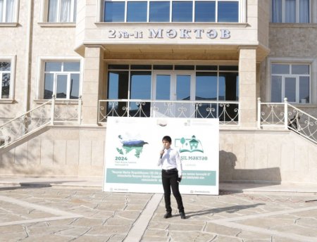 Naxçıvanda həyata keçirilən “Yaşıl məktəb” layihəsinə yekun vurulub - FOTOLAR