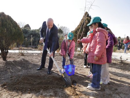 Naxçıvanda həyata keçirilən “Yaşıl məktəb” layihəsinə yekun vurulub - FOTOLAR