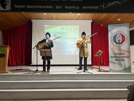 Eskişehirdə Aşıq Mikayıl Azaflının 100 illik yubileyi qeyd edilib - FOTO