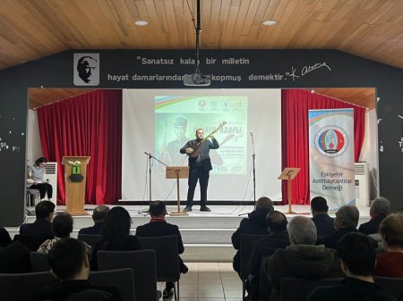 Eskişehirdə Aşıq Mikayıl Azaflının 100 illik yubileyi qeyd edilib - FOTO