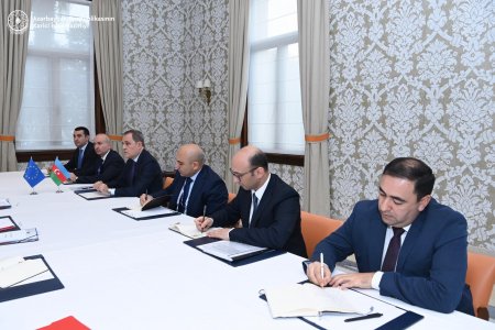 Bayramov Avropa Komissiyasının vitse-prezidenti ilə görüşdü - Fotolar