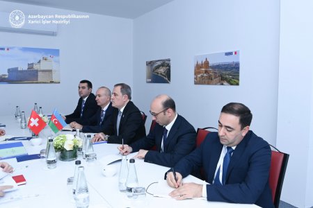 Ceyhun Bayramov isveçrəli həmkarı ilə regional yenidənqurma və sülh gündəliyini müzakirə edib - YENİLƏNİB