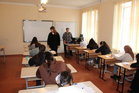 ADPU-nun Şamaxı filialında 2024/2025-ci tədris ilinin payız semestrinin imtahan sessiyasına start verildi. - FOTOLAR ADPU-nun Şamaxı filialında 2024/2025-ci tədris ilinin payız semestrinin imtahan sessiyasına start verildi. - FOTOLAR