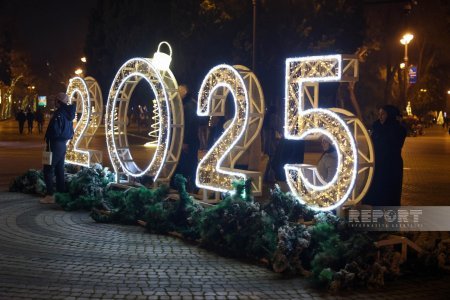 Bakı 2025-ci ilin astanasında - FOTOLAR