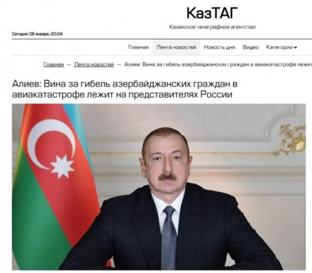 Qazaxıstan mətbuatı Azərbaycan Prezidentinin çıxışından sitat gətirir