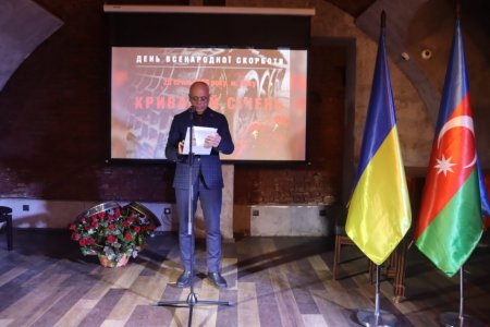 Xarkov şəhərində 20 Yanvar faciəsinə həsr olunmuş anım tədbiri keçirilib - FOTOLAR
