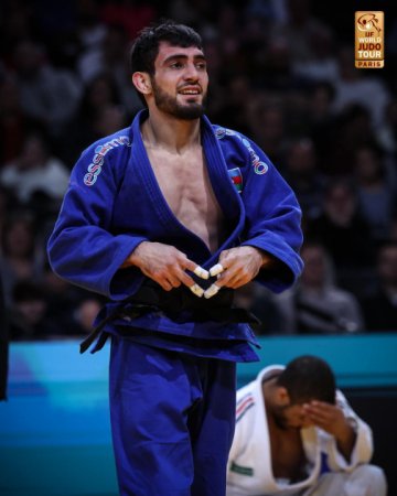 Azərbaycan cüdoçusu Parisdə qızıl medal qazanıb - FOTO Azərbaycan cüdoçusu Parisdə qızıl medal qazanıb - FOTO