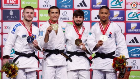 Azərbaycan cüdoçusu Parisdə qızıl medal qazanıb - FOTO Azərbaycan cüdoçusu Parisdə qızıl medal qazanıb - FOTO