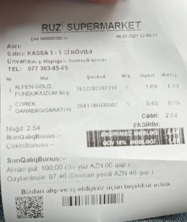 Çörəyin içindən siqaret kötüyü çıxdı - Foto