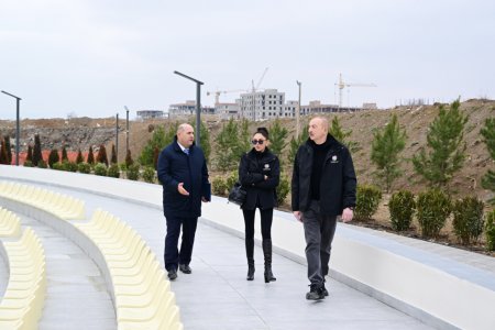 Prezident və xanımının Ağdam səfərindən - Fotolar
