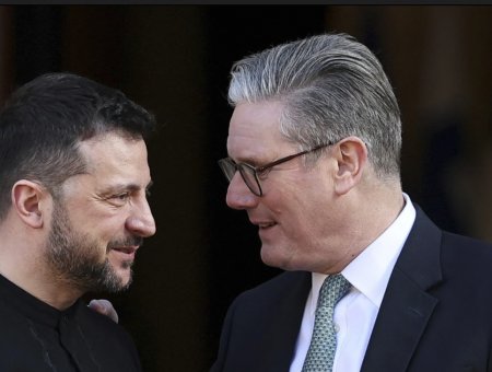 Avropa liderləri Zelenski üçün Londonda - Fotolar