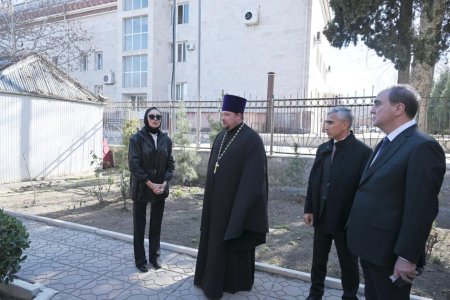 Mehriban Əliyeva Gəncədə Aleksandr Nevski adına Rus Pravoslav kilsəsində olub - FOTO Mehriban Əliyeva Gəncədə Aleksandr Nevski adına Rus Pravoslav kilsəsində olub - FOTO