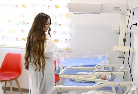 Birinci vitse-prezident Mehriban Əliyeva Gəncə Şəhər Birləşmiş Xəstəxanasının Perinatal Mərkəzində olub - FOTOLAR Birinci vitse-prezident Mehriban Əliyeva Gəncə Şəhər Birləşmiş Xəstəxanasının Perinatal Mərkəzində olub - FOTOLAR