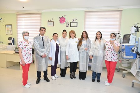 Birinci vitse-prezident Mehriban Əliyeva Gəncə Şəhər Birləşmiş Xəstəxanasının Perinatal Mərkəzində olub - FOTOLAR Birinci vitse-prezident Mehriban Əliyeva Gəncə Şəhər Birləşmiş Xəstəxanasının Perinatal Mərkəzində olub - FOTOLAR
