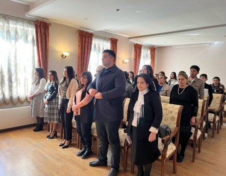 Bu gün Bərdə rayon Heydər Əliyev Mərkəzində tədbir keçirildi - FOTOLAR