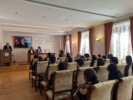 Bu gün Bərdə rayon Heydər Əliyev Mərkəzində tədbir keçirildi - FOTOLAR